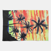 Hawaiian Sunset Coco Palms Theedoek (Horizontaal)