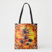 Hawaiian Sunset Coco Palms Tote Bag (Voorkant)