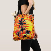 Hawaiian Sunset Coco Palms Tote Bag (Dichtbij)