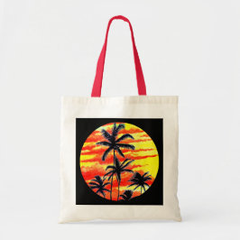 Hawaiian Sunset Coco Palms Tote Bag