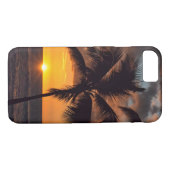 Hawaiian Sunset en Palm Tree - iPhone 8/7 Hoesje (Achterkant (Horizontaal))