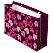 Hawaiian Sunset Glow: Hibiscus Gift Bag Groot Cadeauzakje (Voorkant Gekanteld)