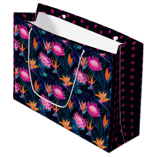 Hawaiian Sunset Glow: Protea Gift Bag Groot Cadeauzakje