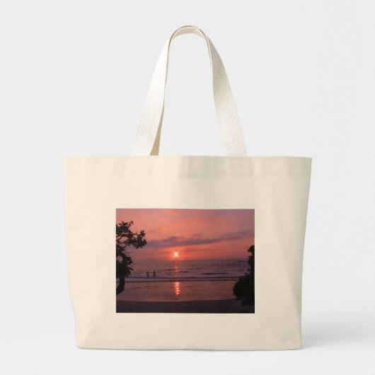 Hawaiian Sunset Grote Tote Bag (Voorkant)