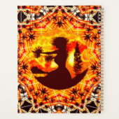 Hawaiian Sunset Hula Palms Planner (Achterkant)