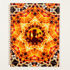 Hawaiian Sunset Hula Palms Planner