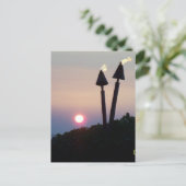 Hawaiian Sunset Luau Gifts Briefkaart (Staand voorkant)