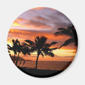 Hawaiian Sunset Magnet (Voorkant)