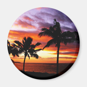 Hawaiian Sunset Magnet