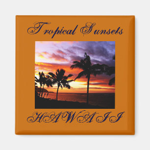 Hawaiian Sunset Magnet
