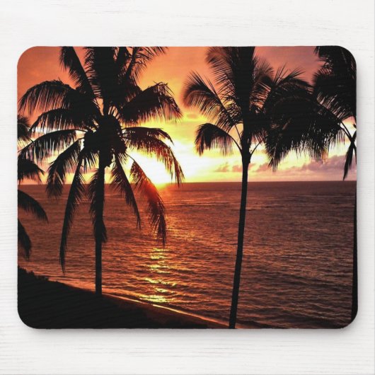 Hawaiian Sunset Mousepad Muismat (Voorkant)