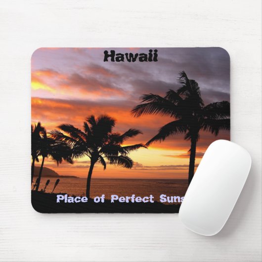 Hawaiian Sunset Muismat (Met muis)