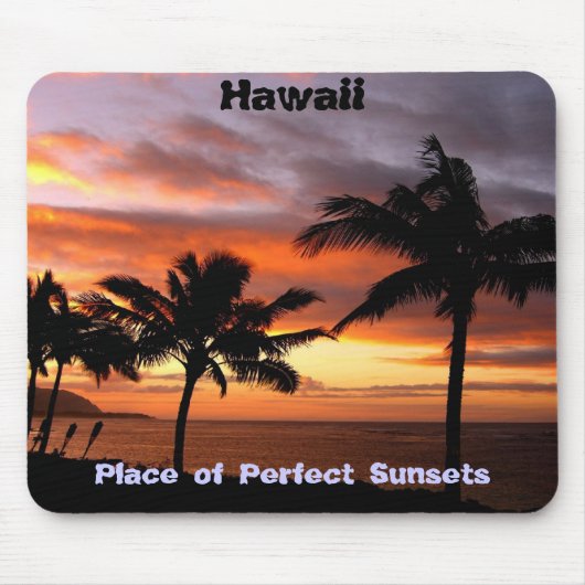 Hawaiian Sunset Muismat (Voorkant)