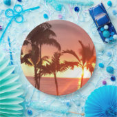 Hawaiian Sunset Photo Design Bord (Feest)