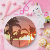 Hawaiian Sunset Photo Design Bord (Feest)