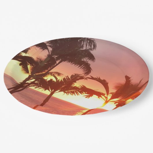 Hawaiian Sunset Photo Design Bord (Gekanteld)
