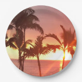 Hawaiian Sunset Photo Design Bord (Voorkant)