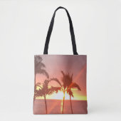 Hawaiian Sunset Photo Ontworpen Canvas tas (Voorkant)