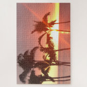 Hawaiian Sunset Photo Ontworpen voor Puzzle Legpuzzel (Verticaal)