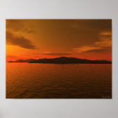 Hawaiian Sunset Poster (Voorkant)