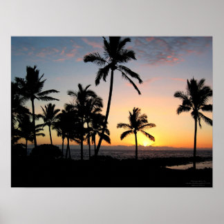Hawaiian Sunset Poster