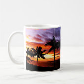 Hawaiian Sunset print Koffiemok (Links)