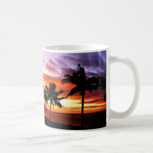 Hawaiian Sunset print Koffiemok