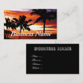 Hawaiian Sunset print Visitekaartje (Voorkant / Achterkant)
