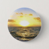 Hawaiian Sunset Ronde Button 5,7 Cm (Voorkant)