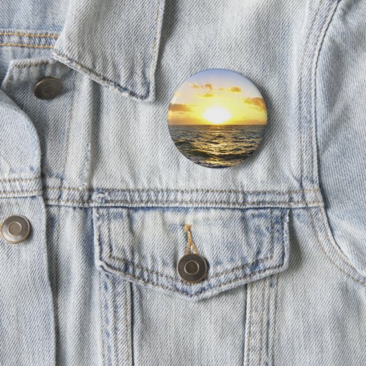 Hawaiian Sunset Ronde Button 5,7 Cm (In situ)