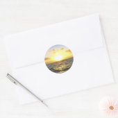 Hawaiian Sunset Ronde Sticker (Envelop)