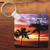 Hawaiian Sunset Sleutelhanger (Voorkant)