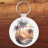 Hawaiian Sunset Sleutelhanger (Voorkant)