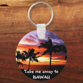 Hawaiian Sunset Sleutelhanger (Voorkant)