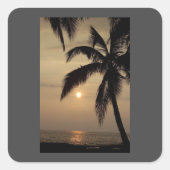Hawaiian Sunset Sticker (Voorkant)