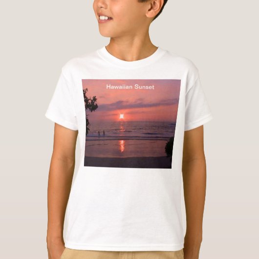 Hawaiian Sunset T-shirt (Voorkant)