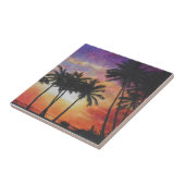 "Hawaiian Sunset" Tegeltje (Zijkant)