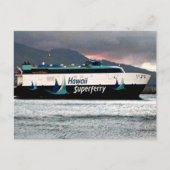 Hawaiian Super Ferry Briefkaart (Voorkant)