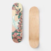 Hawaiian Surf Wave Hibiscus Flowers  Persoonlijk Skateboard (Voorkant)
