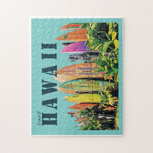 Hawaiian Surfboard Fence puzzle Legpuzzel (Verticaal)