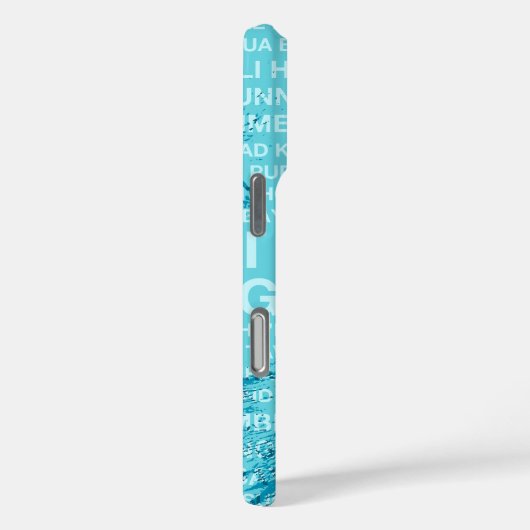 Hawaiian Surfer - Aqua  Case-Mate iPhone Case (Achterkant / Rechts)