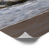 Hawaiian Surfer duikt in Poster (Hoek)