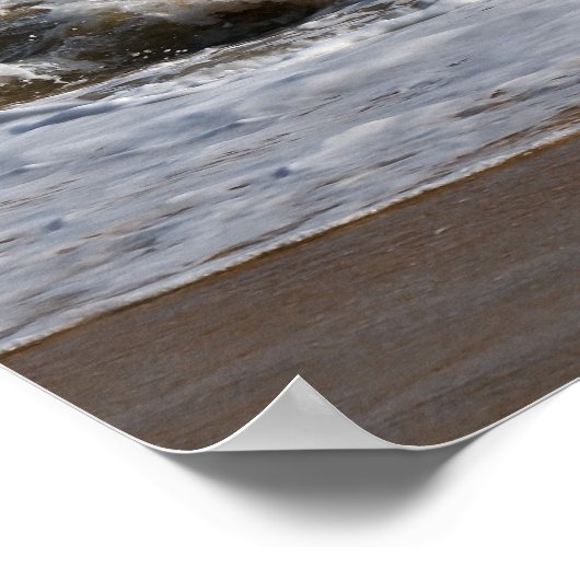 Hawaiian Surfer duikt in Poster (Hoek)