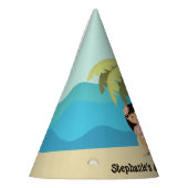 Hawaiian Surfer Girl Feesthoedjes (Links)