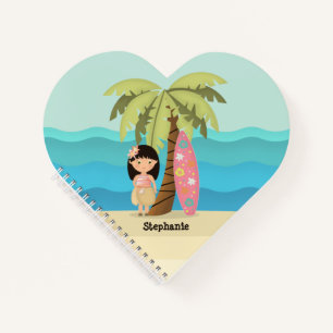 Hawaiian Surfer Girl Notitieboek