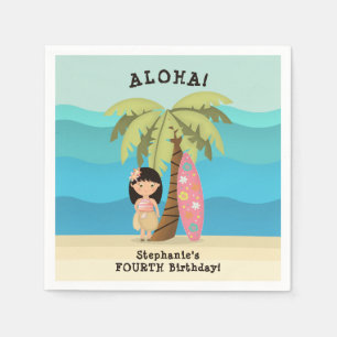 Hawaiian Surfer Girl Servet
