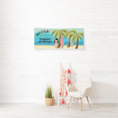 Hawaiian Surfer Girl Spandoek (Insitu)