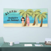 Hawaiian Surfer Girl Spandoek (Beurs)