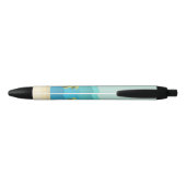 Hawaiian Surfer Girl Zwarte Inkt Pen (Achterkant)