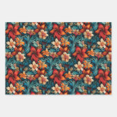 Hawaiian Surfer Paradise Design Inpakpapier Vel (Voorkant 2)